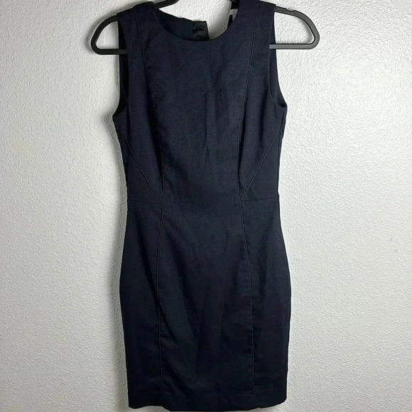 H&M Size 4 Dark Blue Dress - Picture 7 of 7